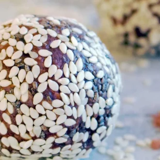 Cacao and Sesame Balls
