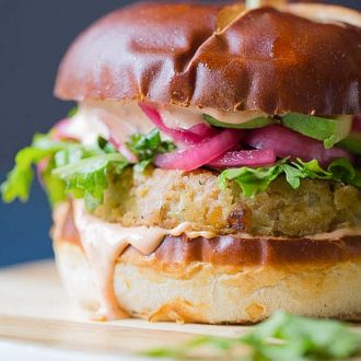Vegan Chickpea Burger